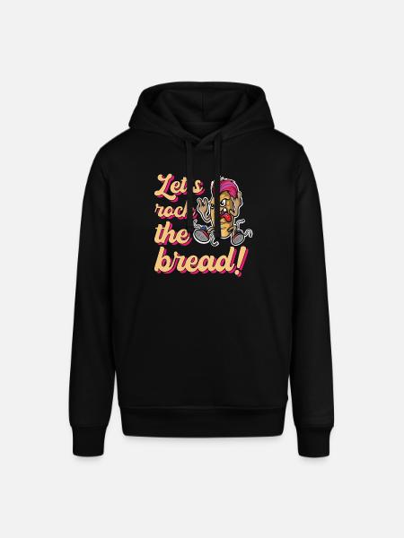 Let's Rock The Bread Bakers Bread Bakery - Stanley/Stella SOUNDER Unisex Hoodie - black