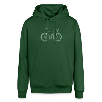 Bike - Stanley/Stella Unisex Hoodie SOUNDER - Flaschengrün - Vorne - Alina (178cm) & Michal (187cm)
