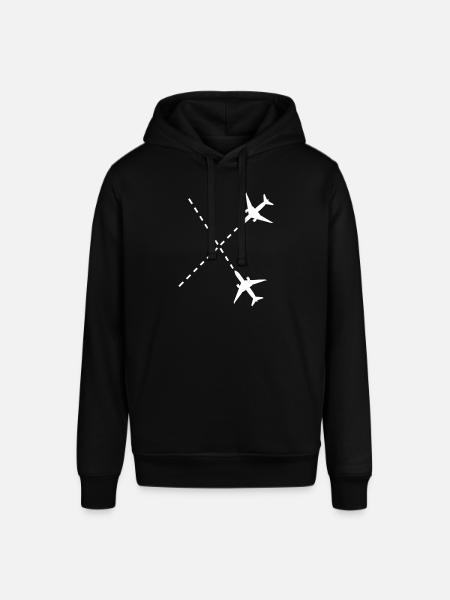 Airplanes Aircraft Drone Pilot Gift - Stanley/Stella SOUNDER Unisex Hoodie - black