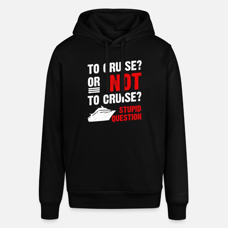 Kreuzfahrt oder nicht Kreuzfahrt Kreuzfahrtschiff - Stanley/Stella Unisex Hoodie SOUNDER - Schwarz