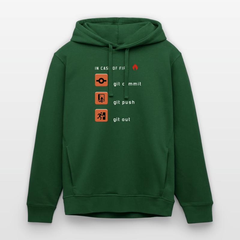 Git Commit Git Push Git Out Stanley/Stella SOUNDER Unisex Hoodie