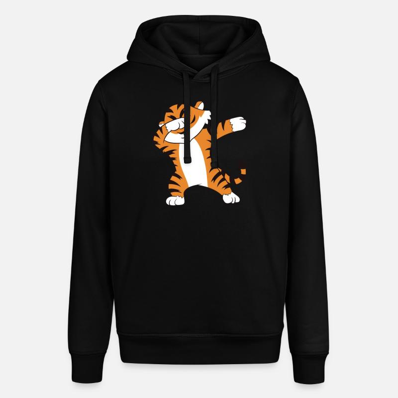Dabbender Tiger Drôle Debbing Tiger - Sweat à capuche SOUNDER Stanley/Stella Unisexe - noir