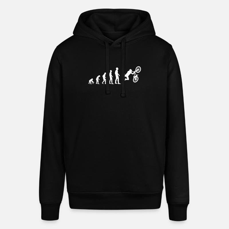 BMX Evolution du vélo humain - Sweat à capuche SOUNDER Stanley/Stella Unisexe - noir