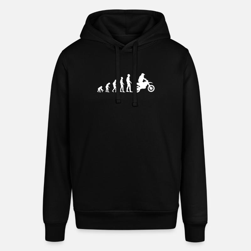 Motocross Evolution de l’homme moto - Sweat à capuche SOUNDER Stanley/Stella Unisexe - noir