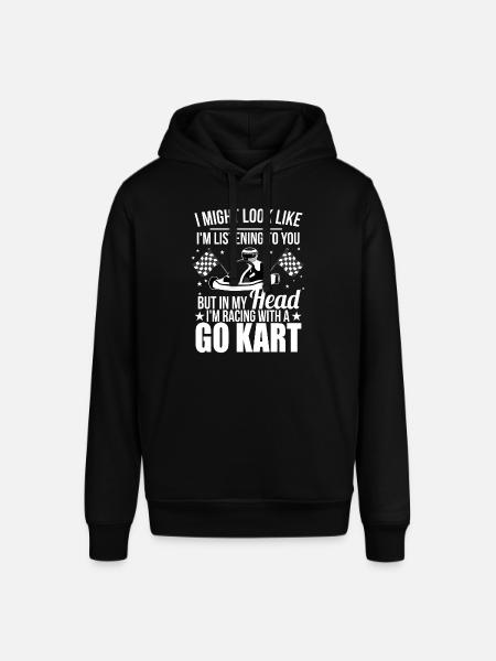 GoKart t shirt - Stanley/Stella SOUNDER Unisex Hoodie - black