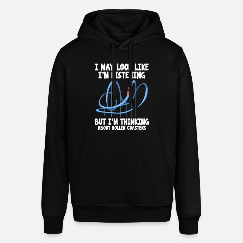 Rollercoaster Achterbahn Freizeitpark Geschenkidee - Stanley/Stella Unisex Hoodie SOUNDER - Schwarz