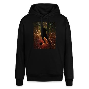 Fußballer Fussballer Fußball Fan Fussball Spieler - Stanley/Stella Unisex Hoodie SOUNDER - Schwarz - Vorne - Alina (178cm) & Michal (187cm)