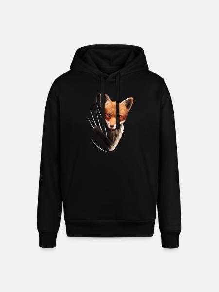 Renard renard cadeau d'amant de renard - Sweat à capuche SOUNDER Stanley/Stella Unisexe - noir