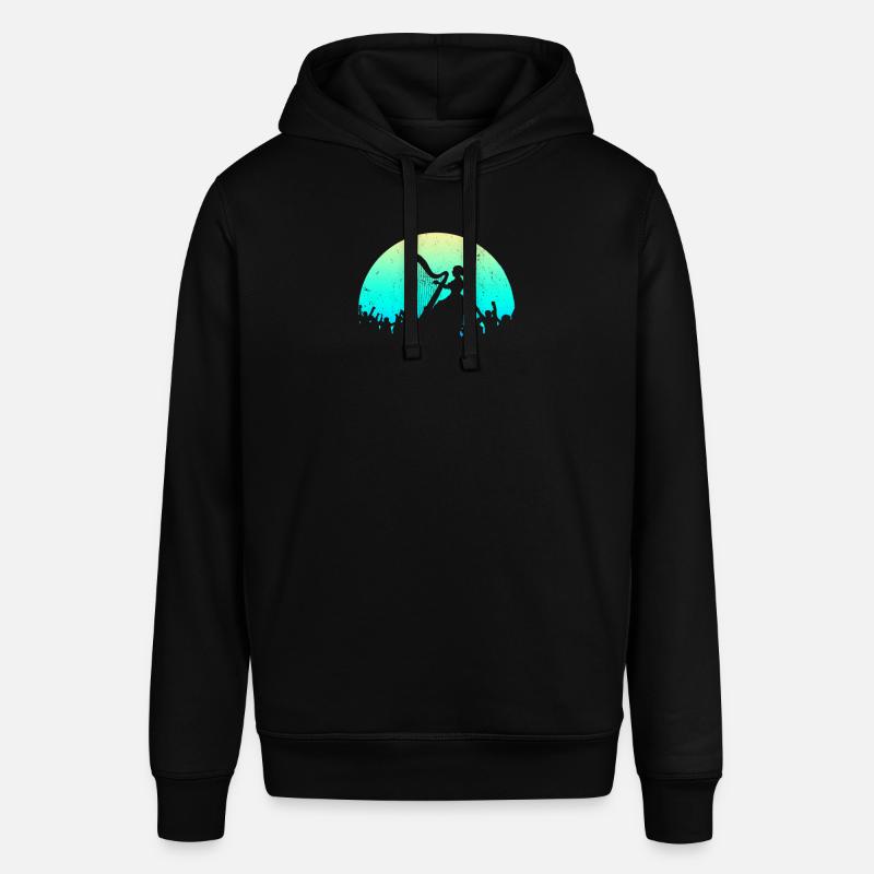 Harpe céleste - Sweat à capuche SOUNDER Stanley/Stella Unisexe - noir