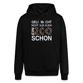 Zoo Spruch Tierpfleger Tierpark Geschenk Lustig - Stanley/Stella Unisex Hoodie SOUNDER - Schwarz - Vorne - Alina (178cm) & Michal (187cm)