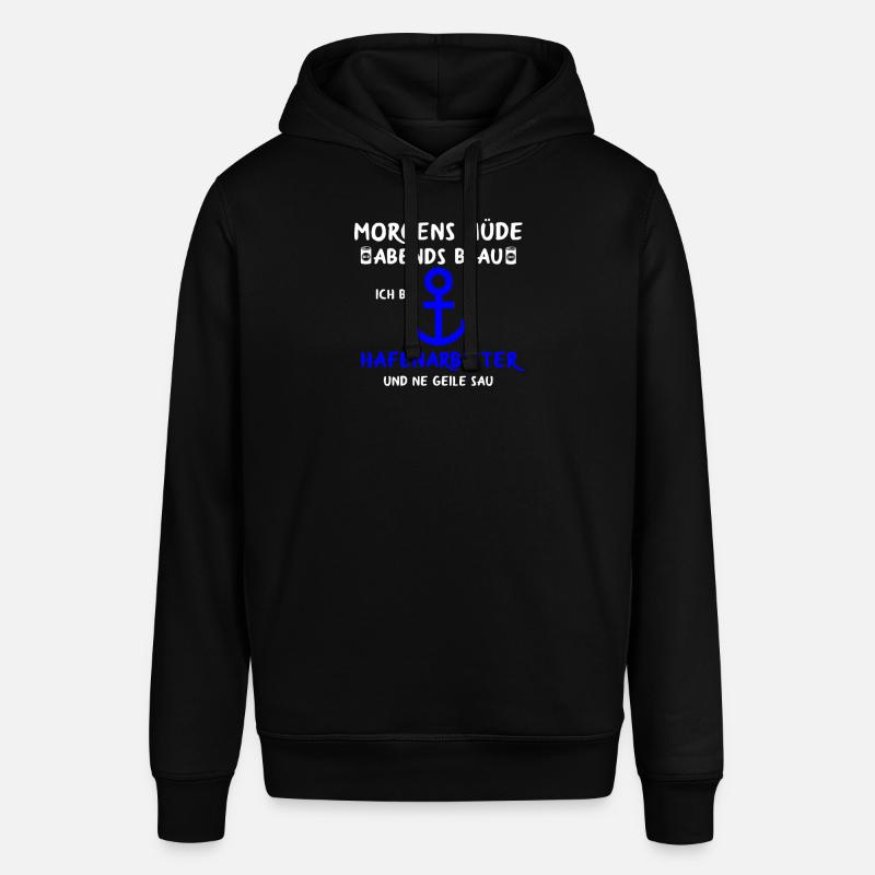 Hafenarbeiter Dockarbeiter Docker Hafen - Stanley/Stella Unisex Hoodie SOUNDER - Schwarz