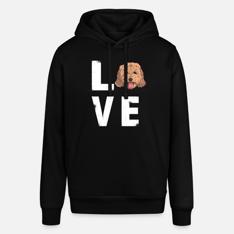 Liebe Cockapoo Hund - Stanley/Stella Unisex Hoodie SOUNDER - Schwarz