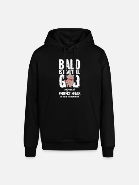 Bald Is Beautiful - Stanley/Stella SOUNDER Unisex Hoodie - black