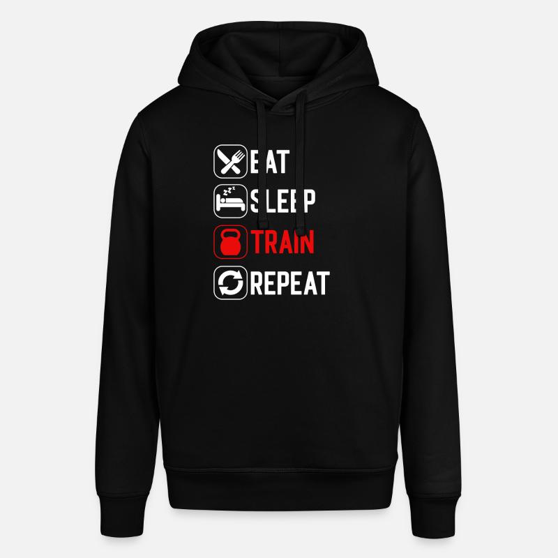 Eat Sleep Train Répéter - Sweat à capuche SOUNDER Stanley/Stella Unisexe - noir