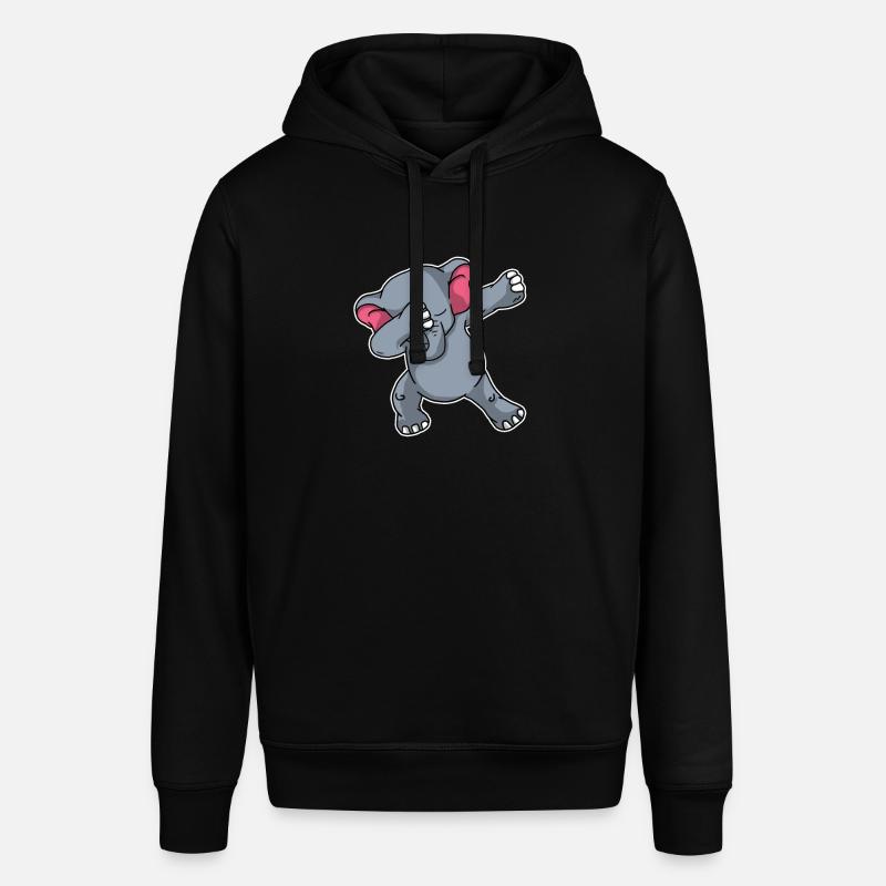 Cadeau d’éléphant de dabbing - Sweat à capuche SOUNDER Stanley/Stella Unisexe - noir