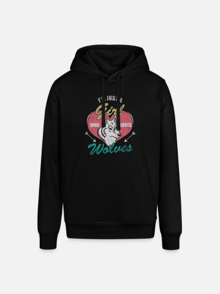 wolf - Stanley/Stella SOUNDER Unisex Hoodie - black