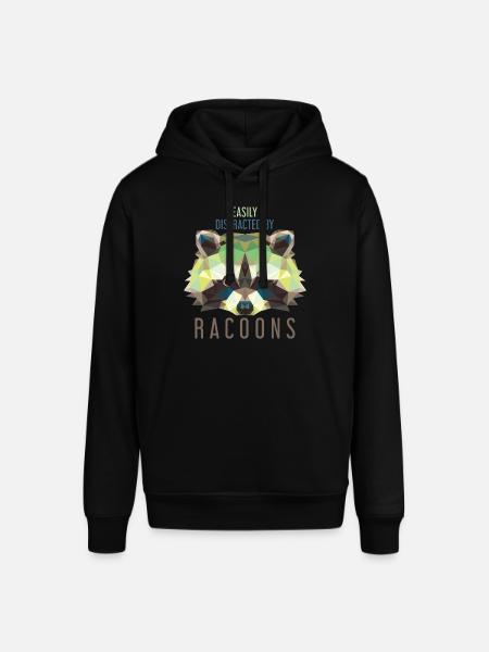Waschbär Kinder Bandit - Stanley/Stella Unisex Hoodie SOUNDER - Schwarz