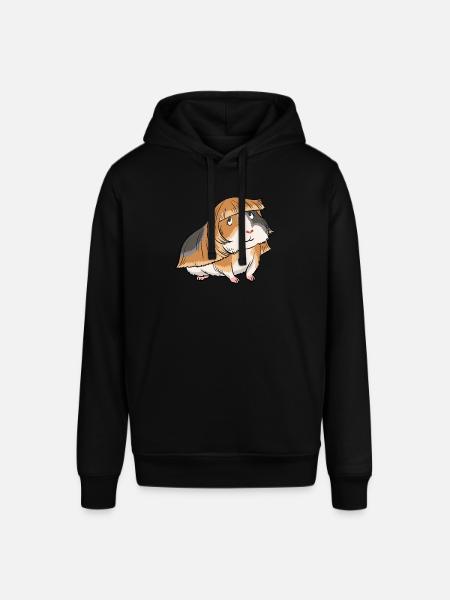 Marsvin frisör päls klippa frisyr - Luvtröja SOUNDER unisex från Stanley/Stella - svart