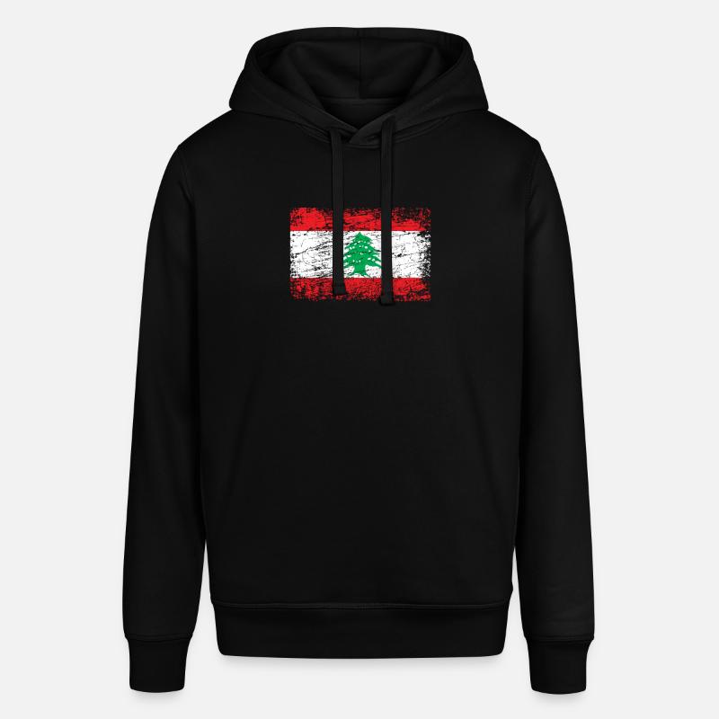 Drapeau libanais drapeau drapeau - Sweat à capuche SOUNDER Stanley/Stella Unisexe - noir