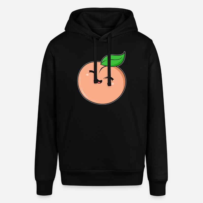 Visage de pêche mignon - Sweat à capuche SOUNDER Stanley/Stella Unisexe - noir