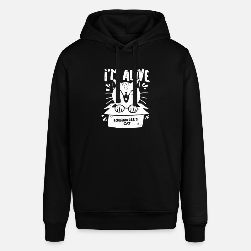 Le chat de Schrödinger - Sweat à capuche SOUNDER Stanley/Stella Unisexe - noir