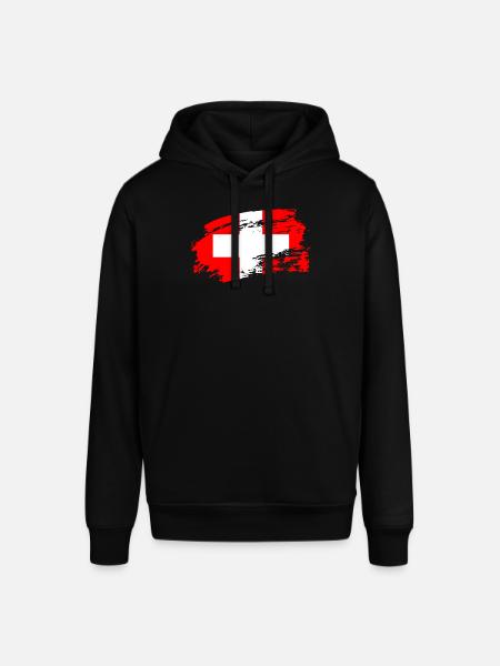 switzerland switzerland - Stanley/Stella SOUNDER Unisex Hoodie - black