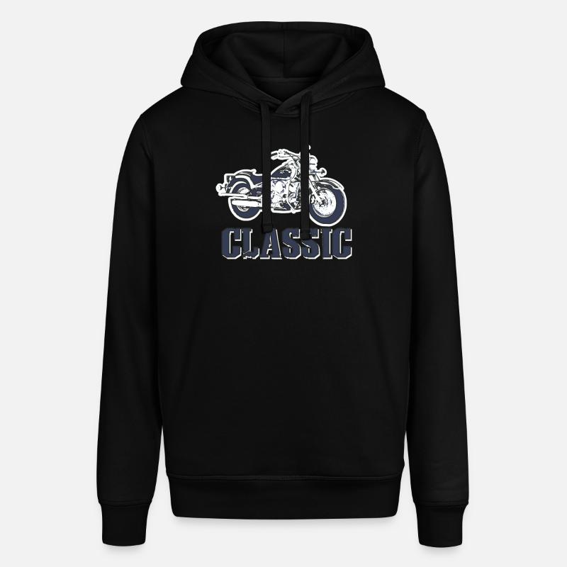 Conception de moto "classique" - Sweat à capuche SOUNDER Stanley/Stella Unisexe - noir