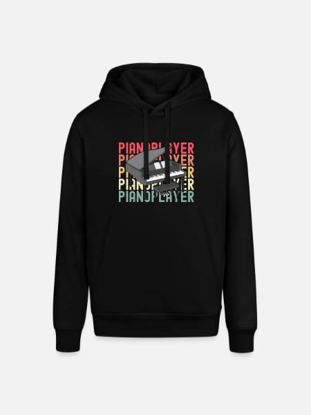 piano - Sweat à capuche SOUNDER Stanley/Stella Unisexe - noir