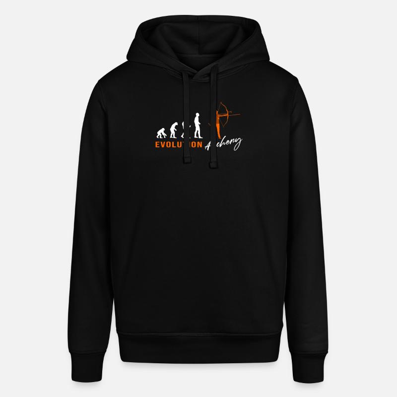 Evolution Bogenschießen Bogenschütze Bogen - Stanley/Stella Unisex Hoodie SOUNDER - Schwarz