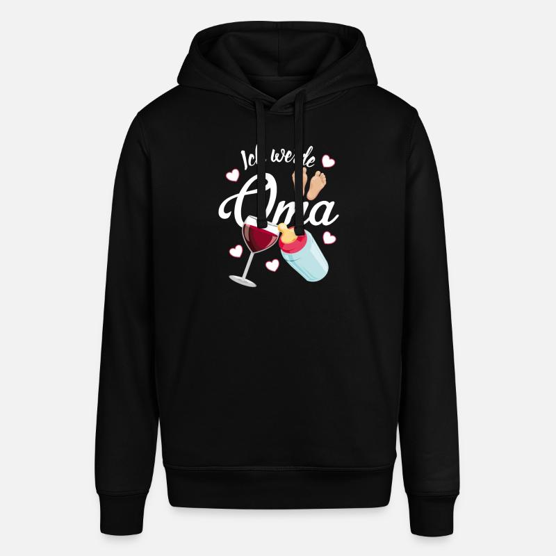 Werdende Oma Großmutter - Stanley/Stella Unisex Hoodie SOUNDER - Schwarz