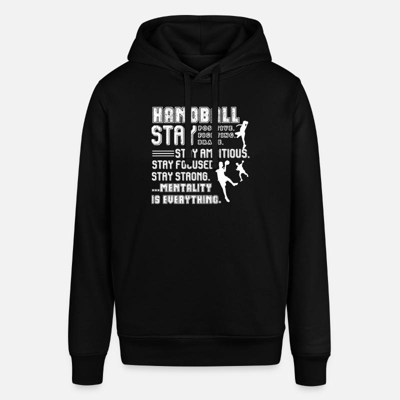 Handball Choses sur le handball - Sweat à capuche SOUNDER Stanley/Stella Unisexe - noir