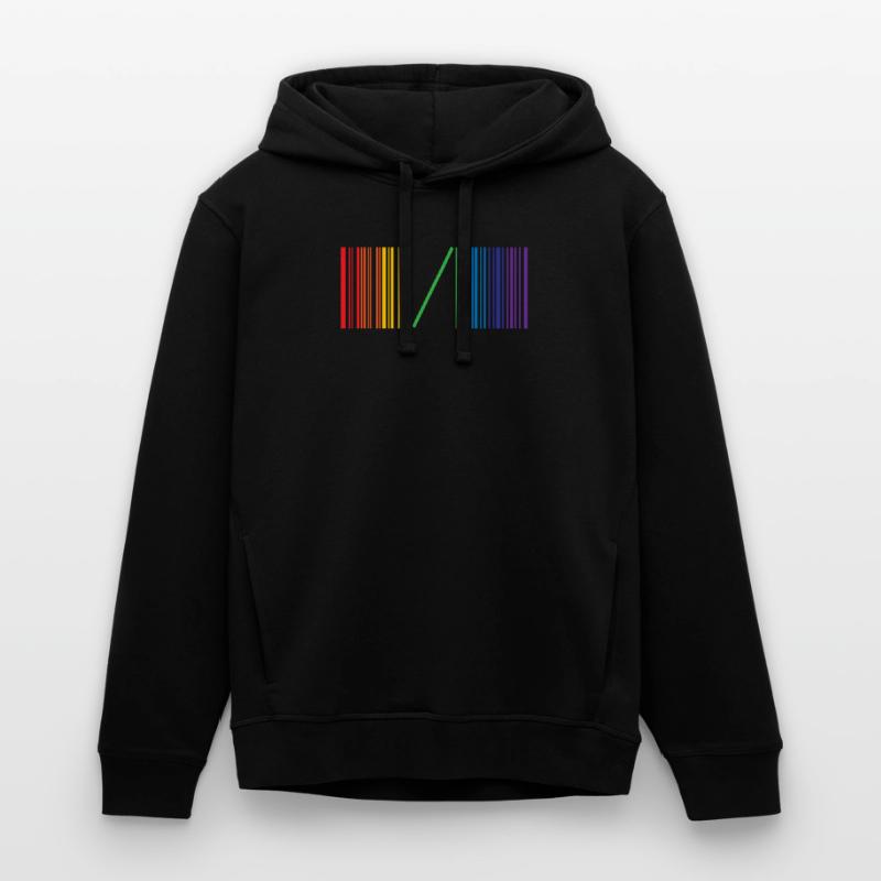 Be Different Gay Pride Code-barres Code-barres Rainbow Sweat à capuche SOUNDER Stanley/Stella Unisexe