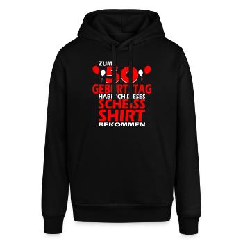 50 Jahre Lustiges 50 Geburtstag Birthday Geschenk - Stanley/Stella Unisex Hoodie SOUNDER - Schwarz - Vorne - Alina (178cm) & Michal (187cm)