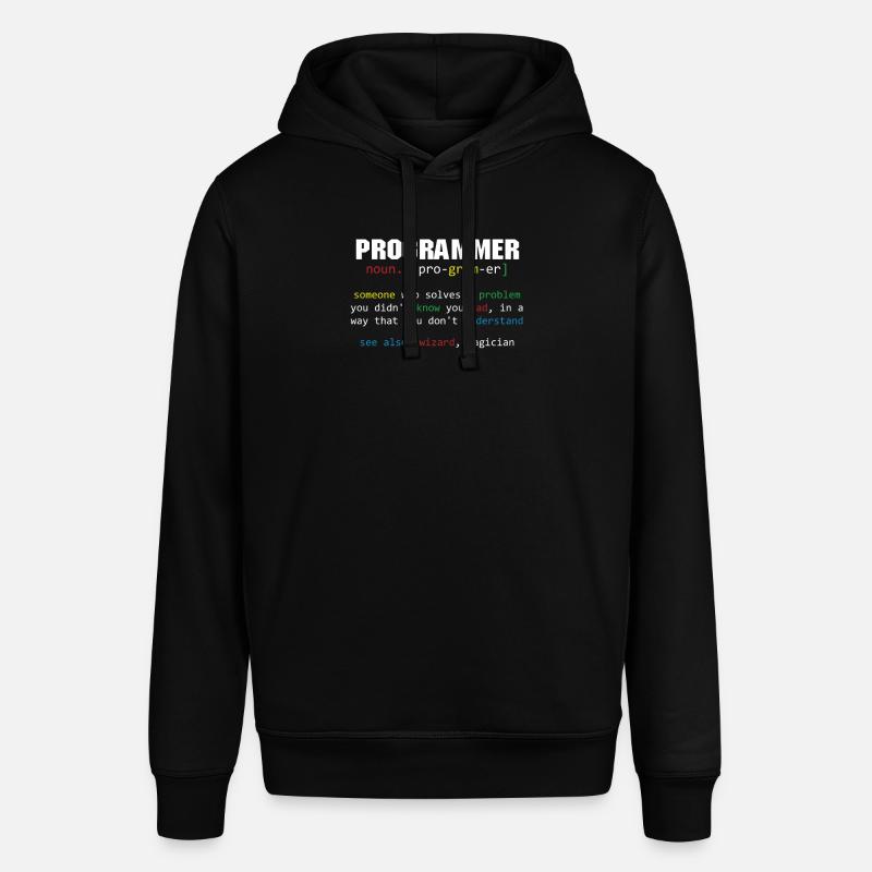 Programmer Definition Coder Programming Coding - Stanley/Stella SOUNDER Unisex Hoodie - black