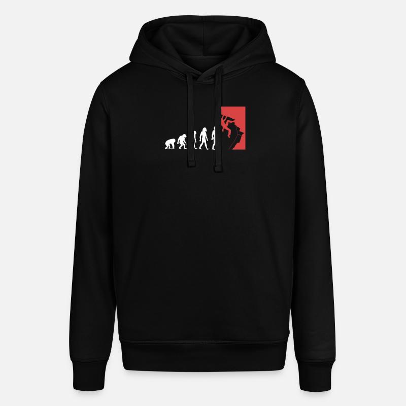 Evolution de l'escalade - Sweat à capuche SOUNDER Stanley/Stella Unisexe - noir