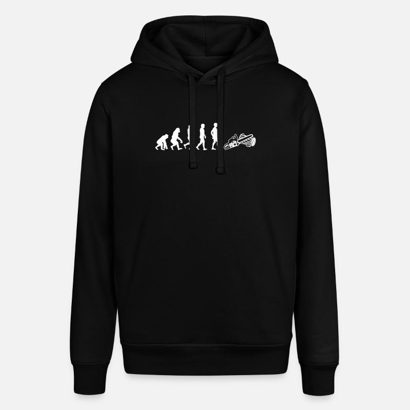 Evolution Holzarbeiter Tronçonneuse Tronçonneuse - Sweat à capuche SOUNDER Stanley/Stella Unisexe - noir