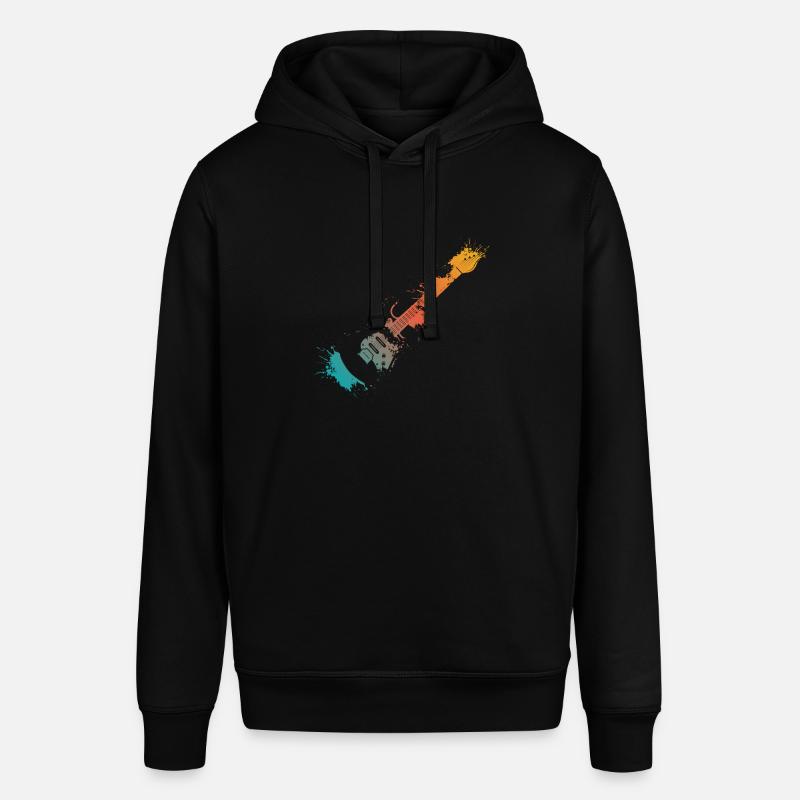 Splash de guitare électrique - Sweat à capuche SOUNDER Stanley/Stella Unisexe - noir