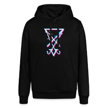 Sigil of Lucifer Esthétique Goth Satanist Gift - Sweat à capuche SOUNDER Stanley/Stella Unisexe - noir - Devant - Alina (178cm) & Michal (187cm)