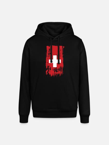 Switzerland Switzerland Switzerland - Stanley/Stella SOUNDER Unisex Hoodie - black