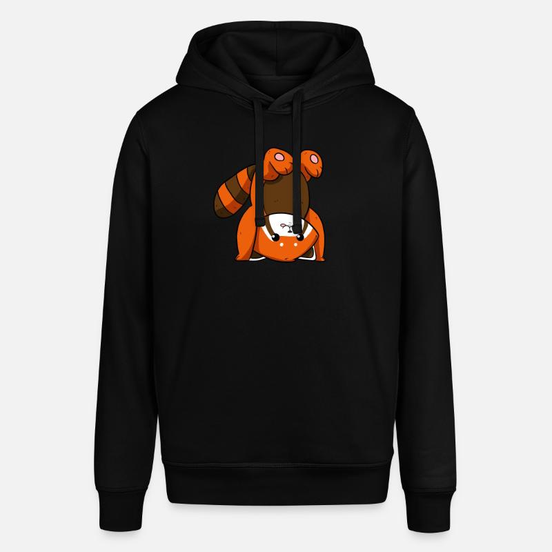 Panda rouge - Sweat à capuche SOUNDER Stanley/Stella Unisexe - noir