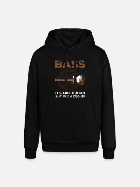Bass guitar cool bass player bass player musician - Stanley/Stella SOUNDER Unisex Hoodie - black