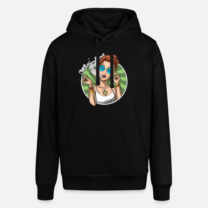 Weed Stoner fumer du cannabis - Sweat à capuche SOUNDER Stanley/Stella Unisexe - noir
