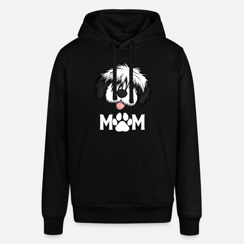 Bobtail-Pudel-Mischling Hund Mutter - Stanley/Stella Unisex Hoodie SOUNDER - Schwarz