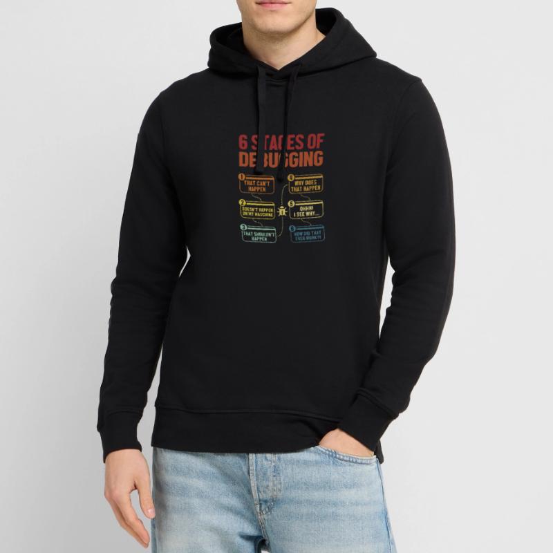 6 Stages of Debugging Full Stack Coder Software Stanley/Stella SOUNDER Unisex Hoodie