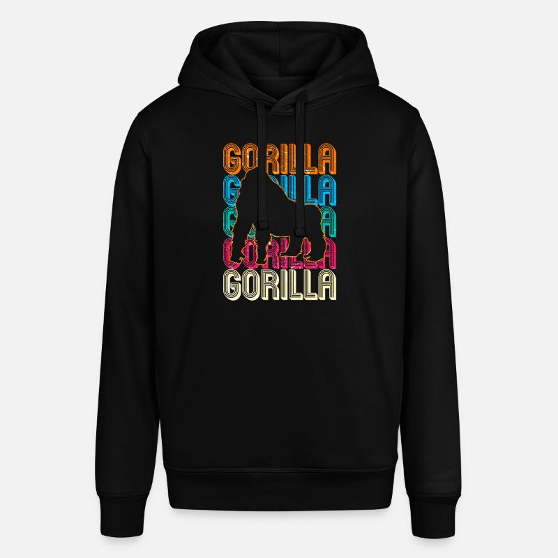 Gorille - Sweat à capuche SOUNDER Stanley/Stella Unisexe - noir