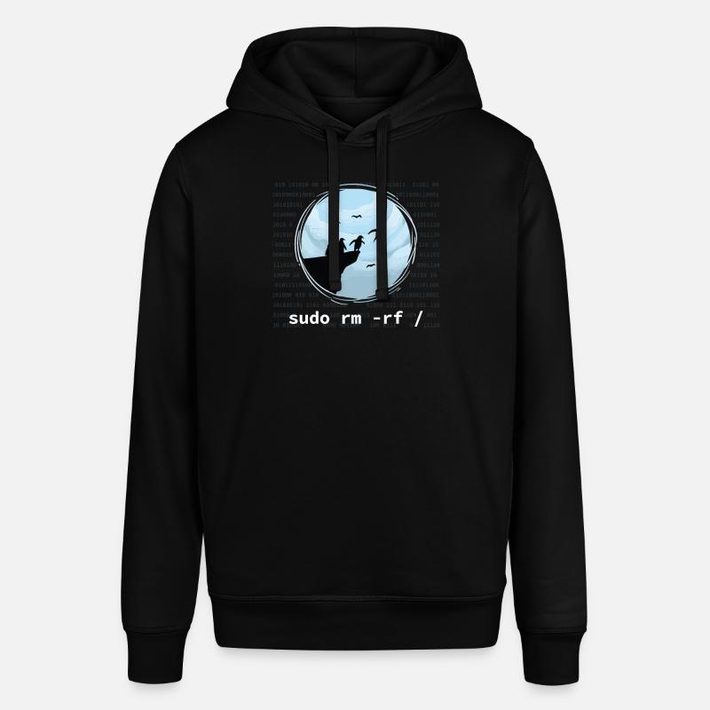 Programmeur Sudo RM RF Funny - Sweat à capuche SOUNDER Stanley/Stella Unisexe - noir