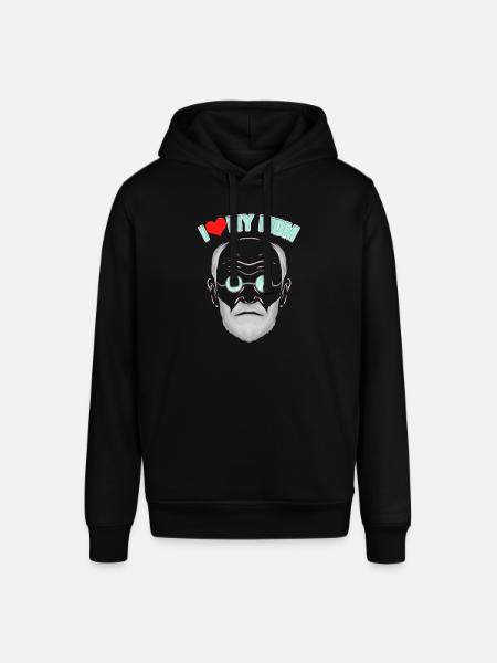 I Love my Mum - Funny Psychology & Psychologists - Stanley/Stella SOUNDER Unisex Hoodie - black