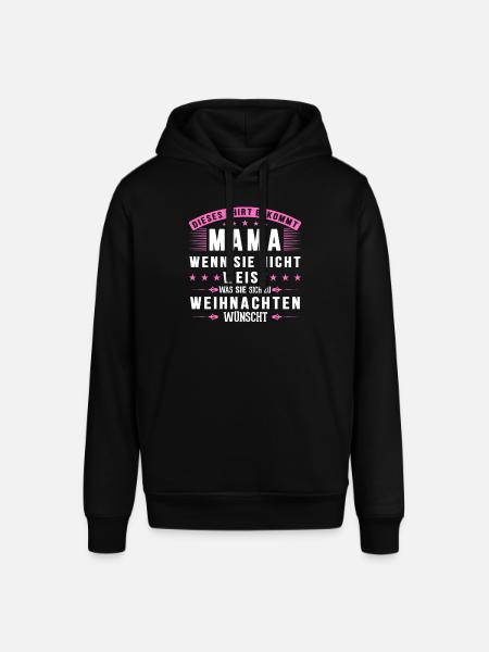 Mama Weihnachten Lustig Mutter Geschenk - Stanley/Stella Unisex Hoodie SOUNDER - Schwarz