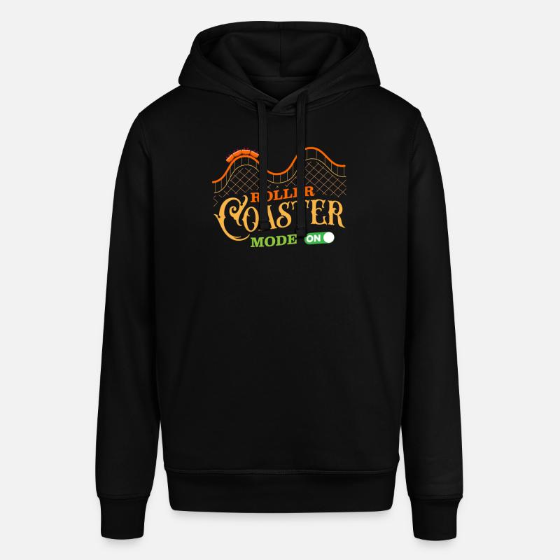 Roller coaster, roller coaster, looping - Stanley/Stella SOUNDER Unisex Hoodie - black