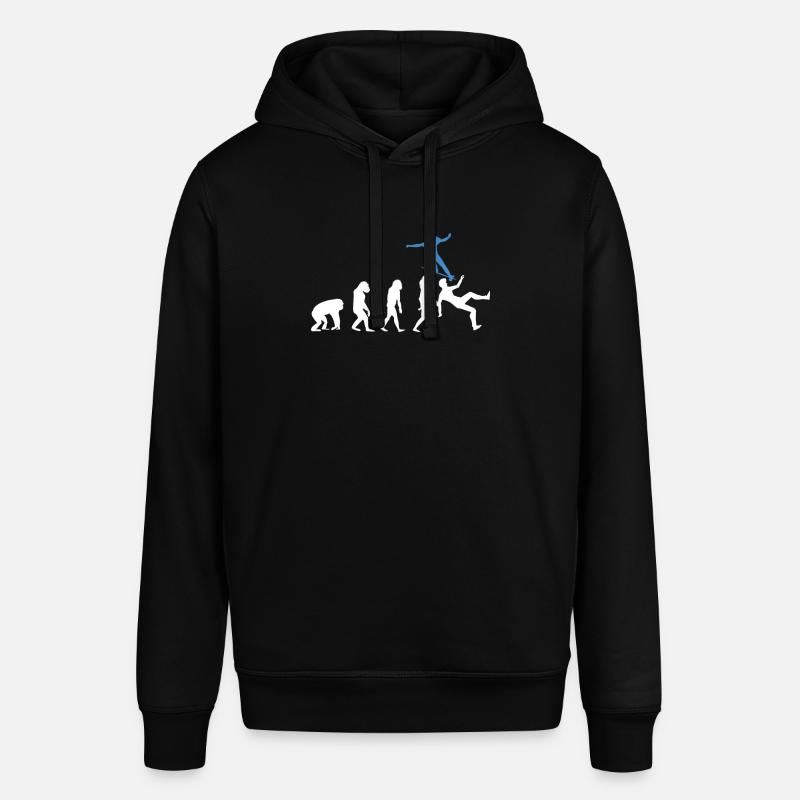 Skateboarder Evolution Skateboard Skateboarding - Stanley/Stella SOUNDER Unisex Hoodie - black